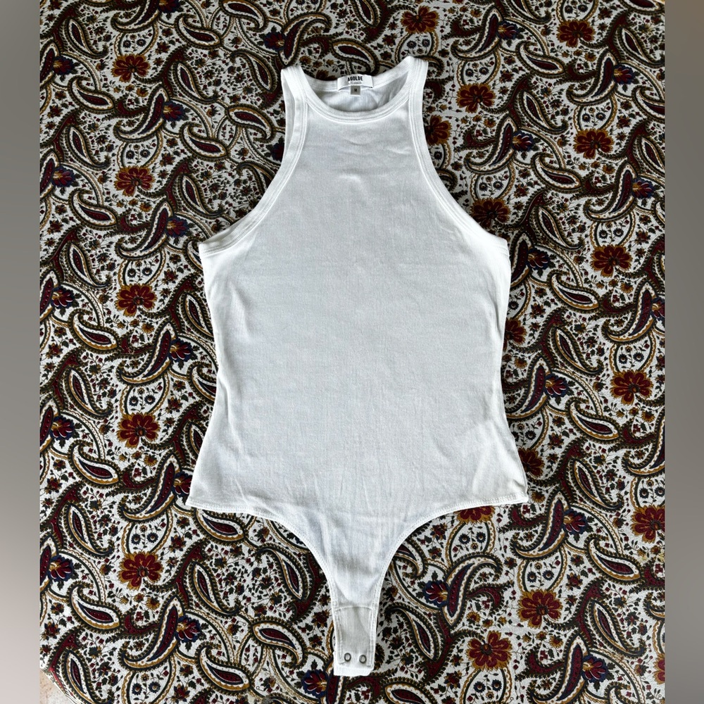 Agolde Rianne Ribbed Bodysuit - Picture 5 of 9